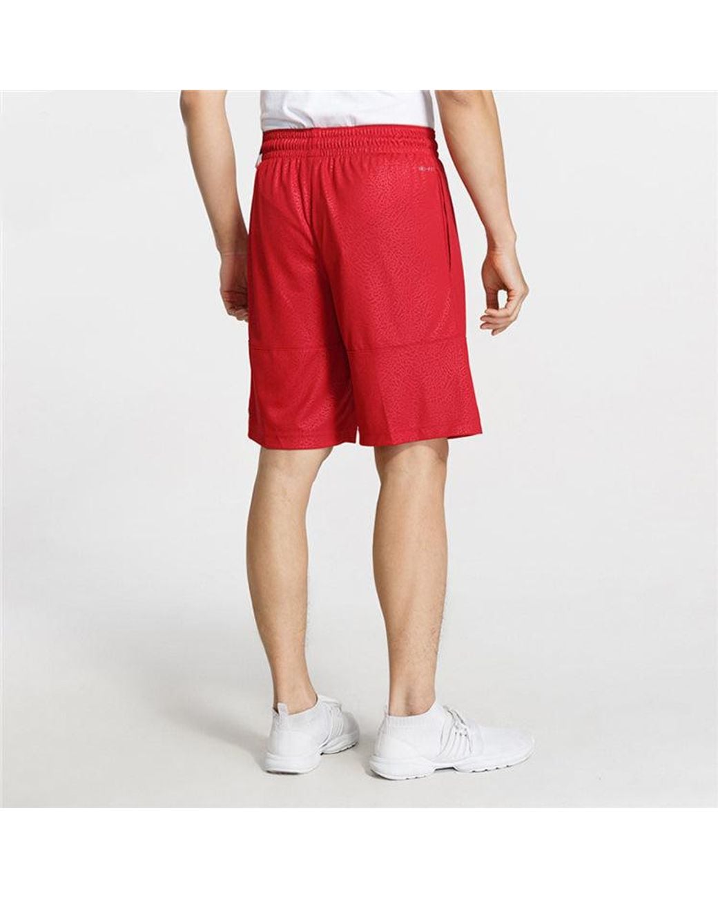 Nike Red Burst Crack Breathable Quick Dry Basketball Sports Shorts for men