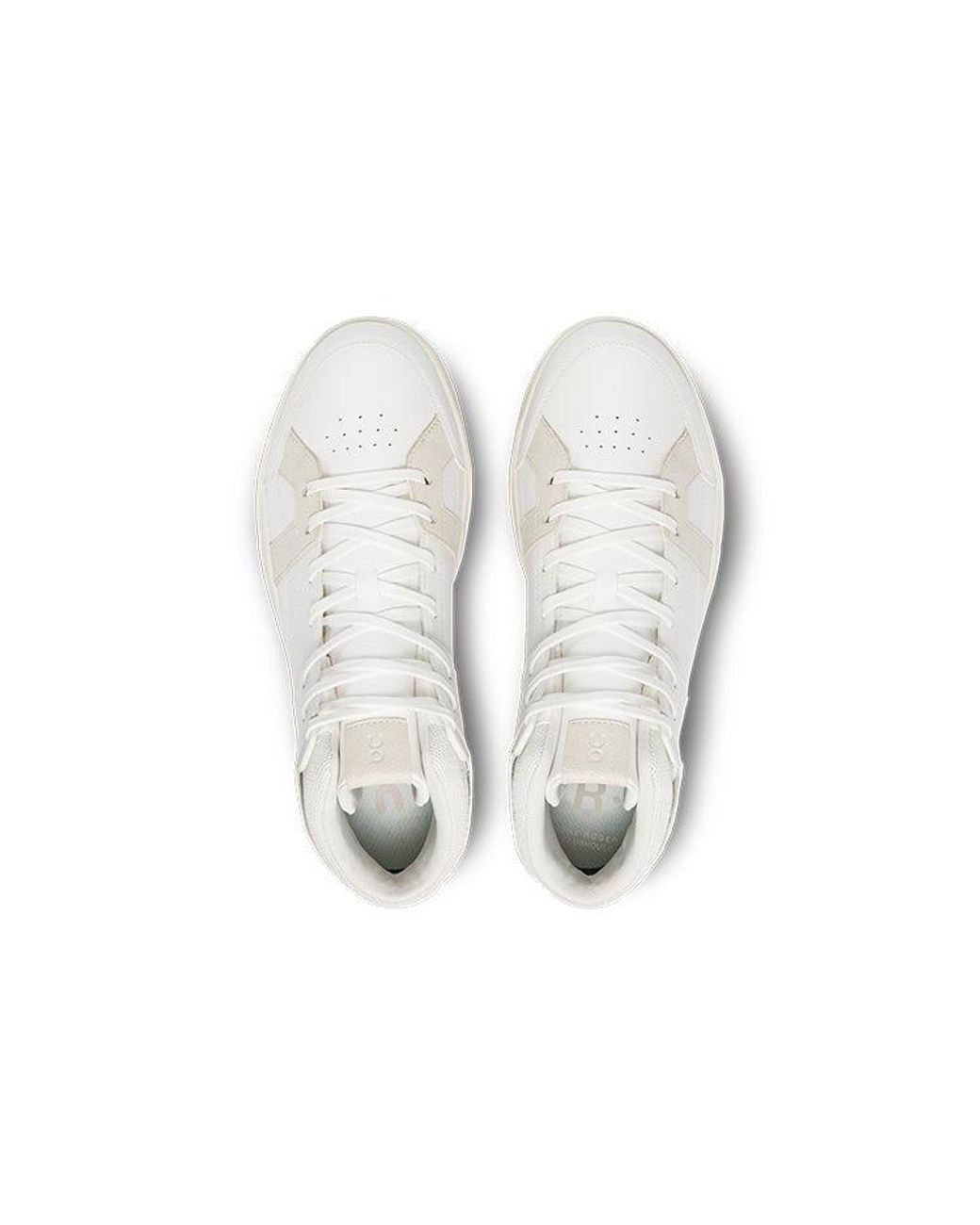 On Shoes White The Roger Clubhouse Mid Sand' for men