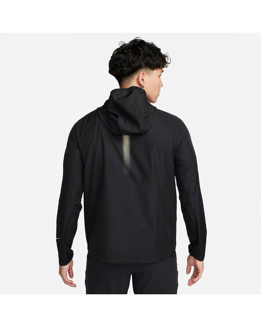 Nike Black Repel Miler Running Jacket for men