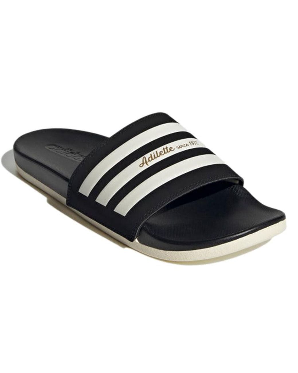 Adidas Black Adilette Comfort Slide