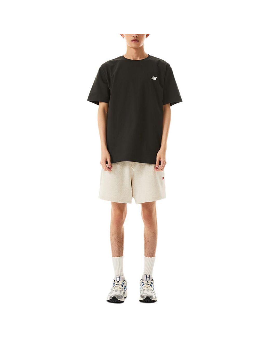 New Balance Black Hypersports Logo T-Shirt