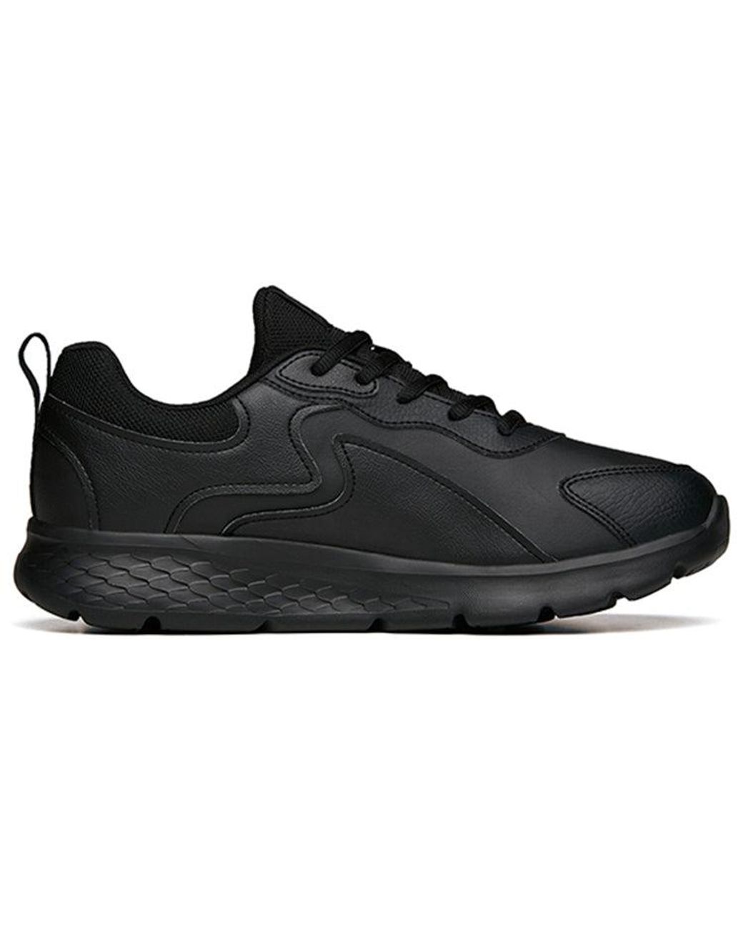 Anta Black Running Series Sneakers Soft Column Tech Running Series Sneakers for men