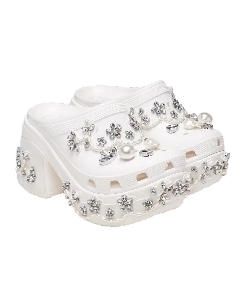 CROCSTM White X Simone Rocha Siren Clog for men