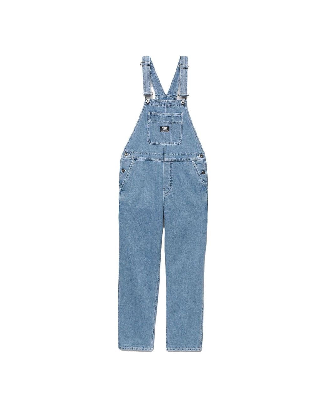 Vans Blue (Wmns) Ground Work Denim Overalls 'Stone Wash'