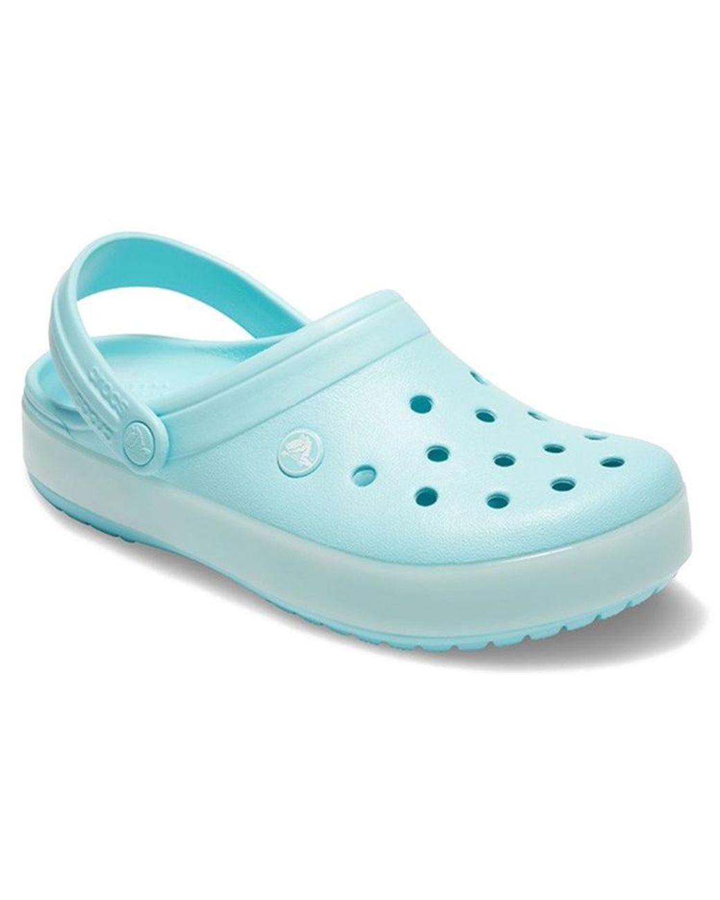 CROCSTM Blue Classic Clog Translucent Beach Ice Sandals for men