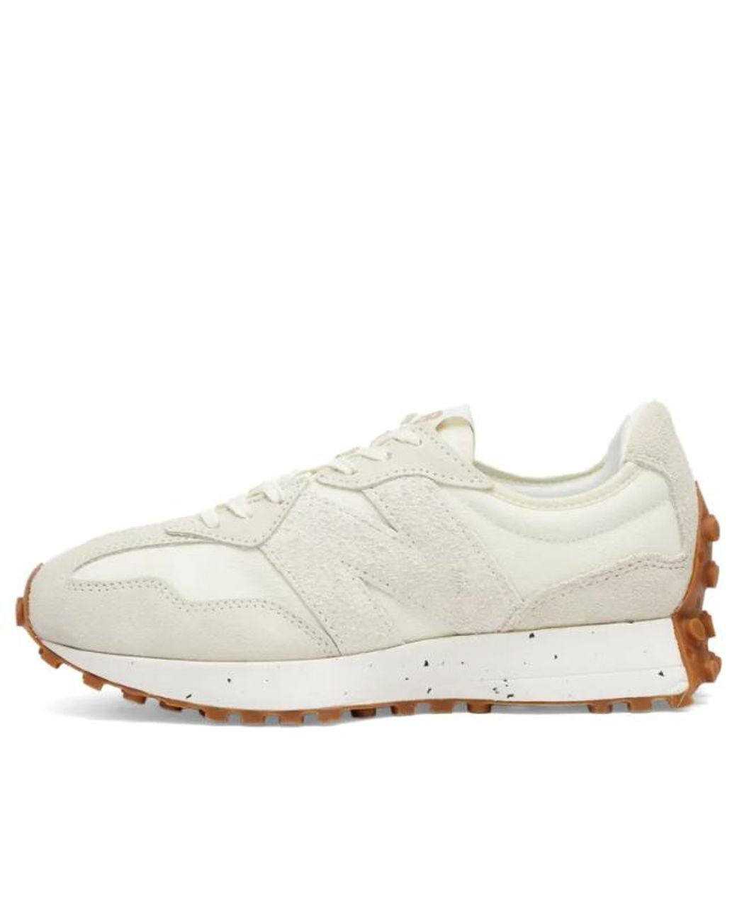 New Balance White 327