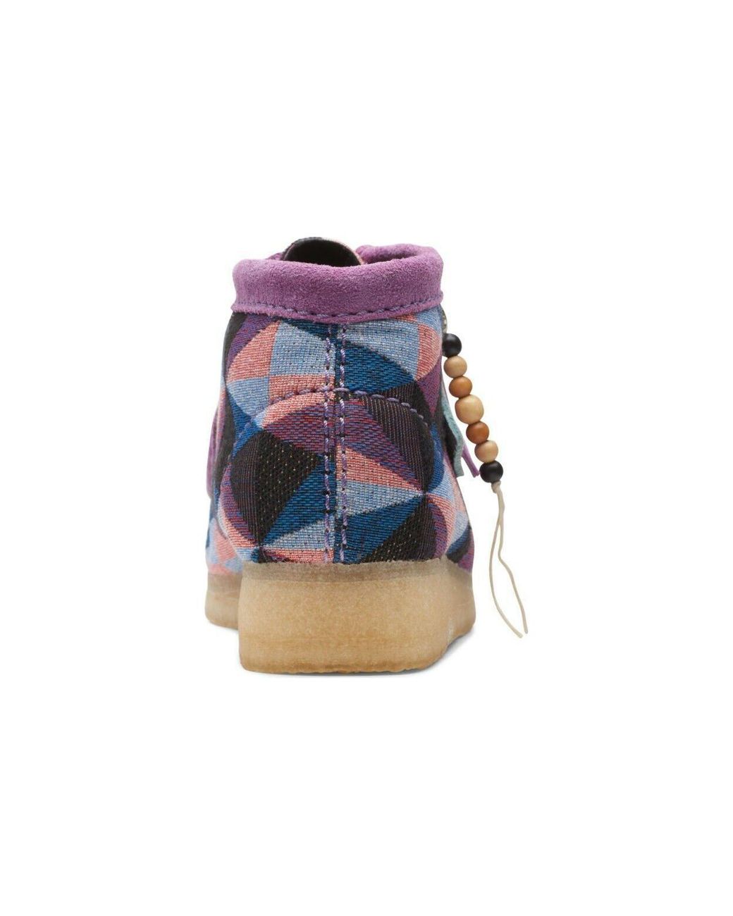 Clarks Blue (Wmns) Wallabee Boots Combination'