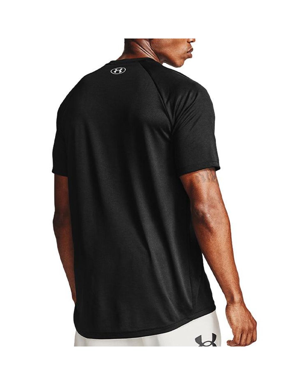 Under Armour Black Big Logo Tech Short Sleeve T-Shirt for men