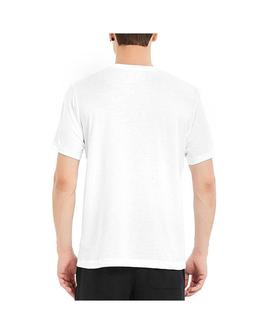 New Balance White Knit Breathable Athleisure Casual Sports Logo Printing Short Sleeve for men