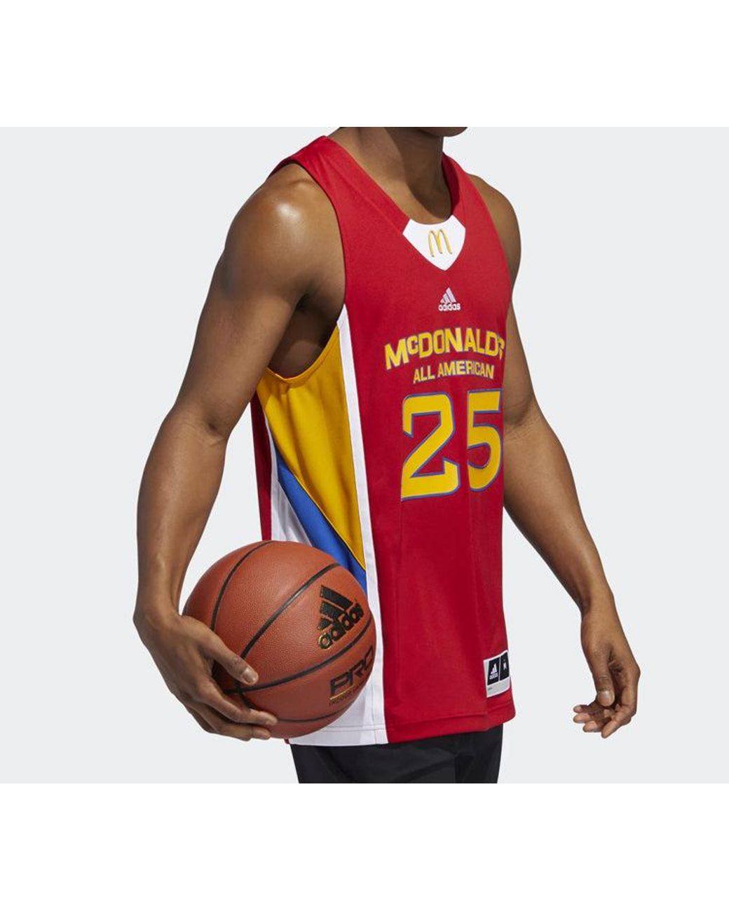 Adidas Red D Rose Mcdonald's All American Swingman Jersey for men