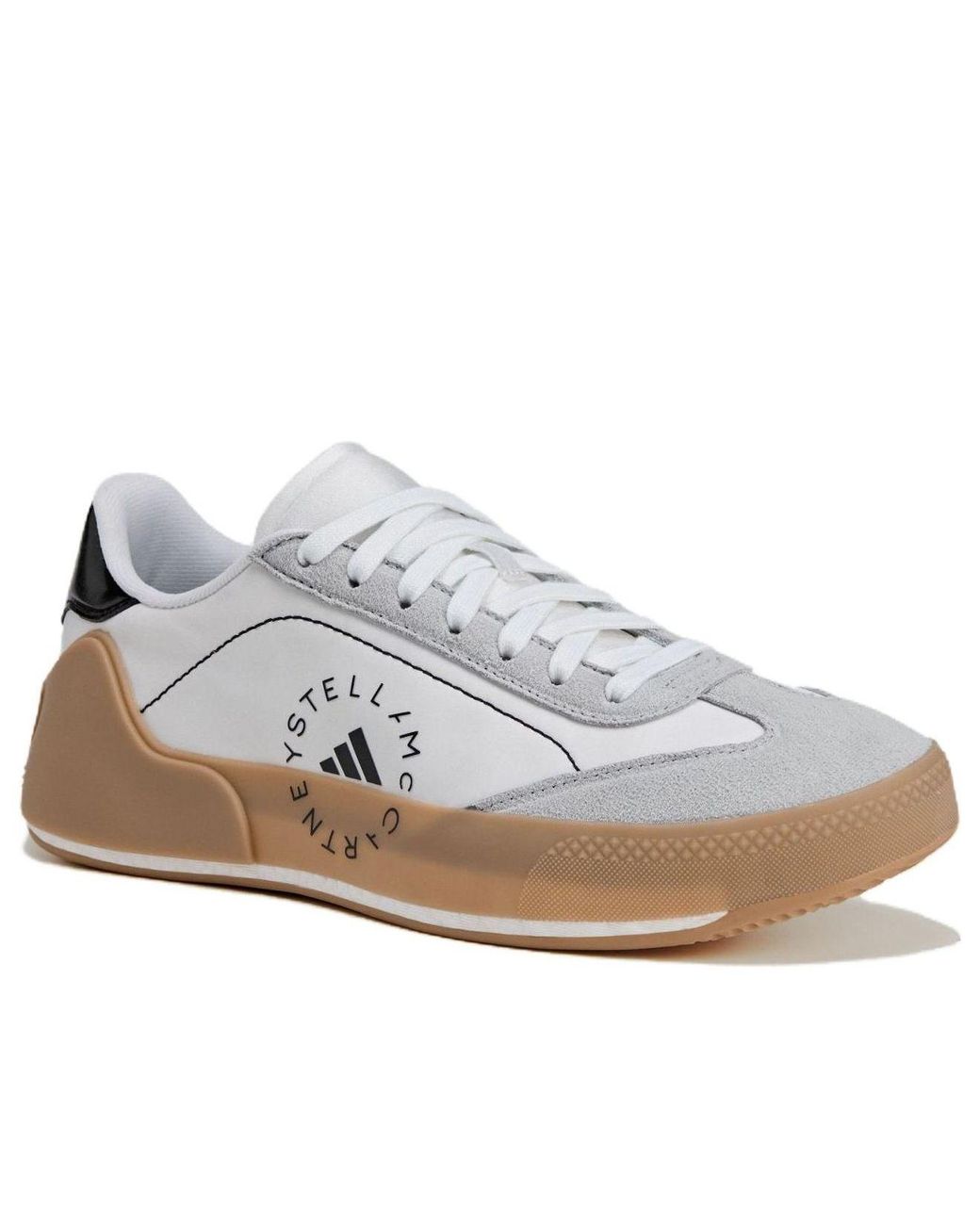 Adidas White (Wmns) Court Boost By Stella Mccartney 'Cloud Charcoal Core'