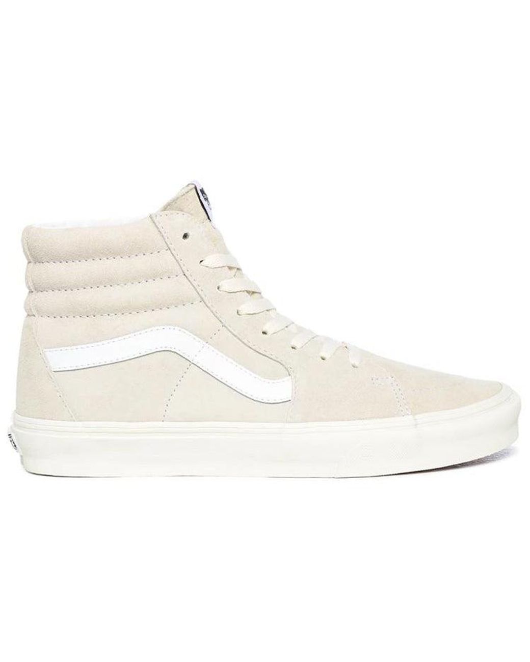 Vans White Sk8-Hi 'Pig Suede for men