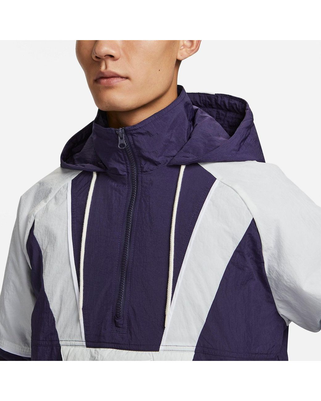 Nike Blue Woven Basketball Jackets for men