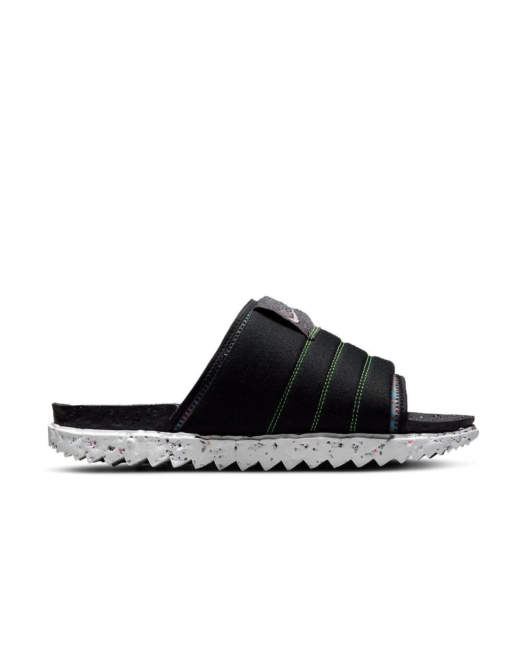 Nike Black Asuna Crater Slide for men