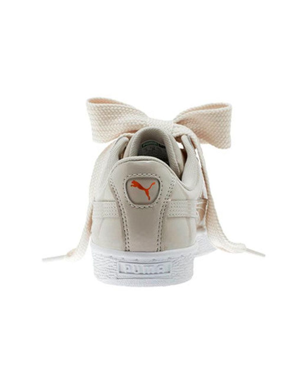 PUMA Gray (Wmns) Basket Heart Patent