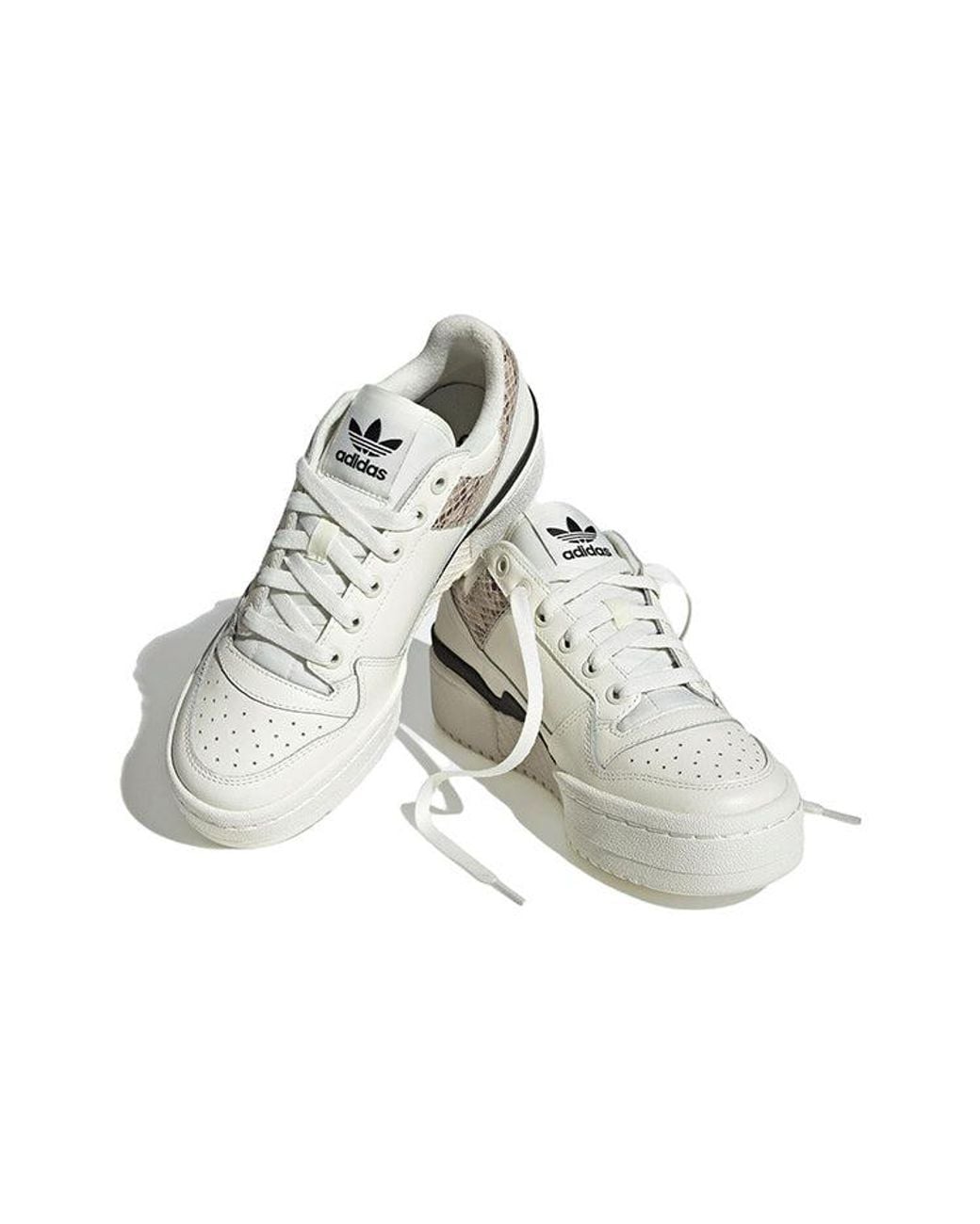 Adidas White (Wmns) Originals Forum Bold Shoes 'Python'