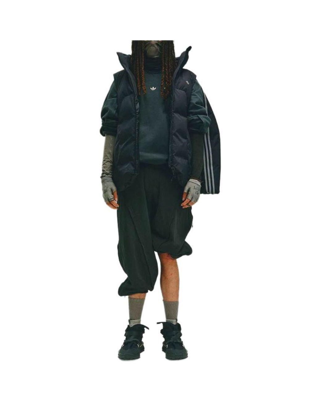 Adidas Black Originals X Hamcus Down Jacket Asia Sizing for men