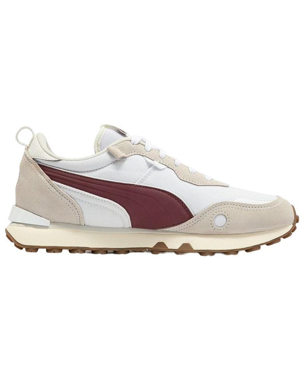 PUMA White Rider Fv Pop Fs Burgundy'