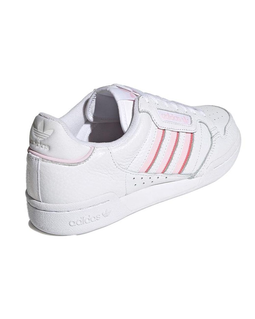 Adidas White (Wmns) Continental 80 Stripes Clear'