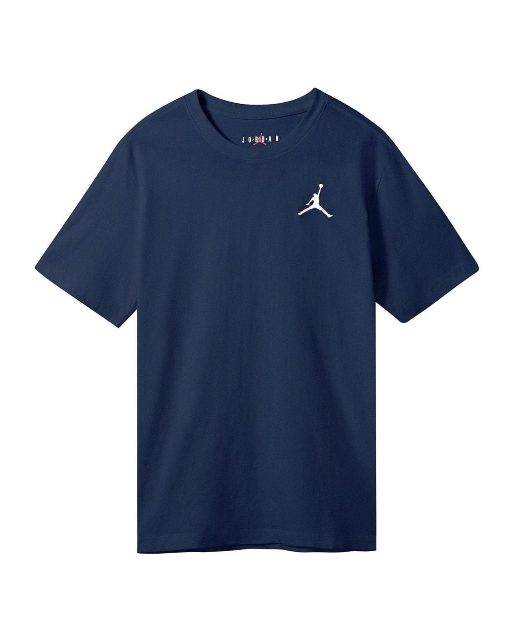 Nike Blue As J Jumpman Emb Ss Crew Midnight for men