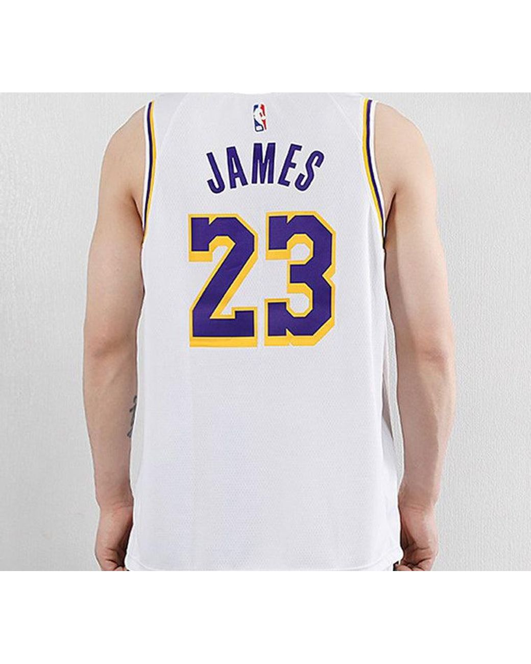 Nike Pink Nba Los Angeles Lakers Lebron James No. 23 Jersey for men