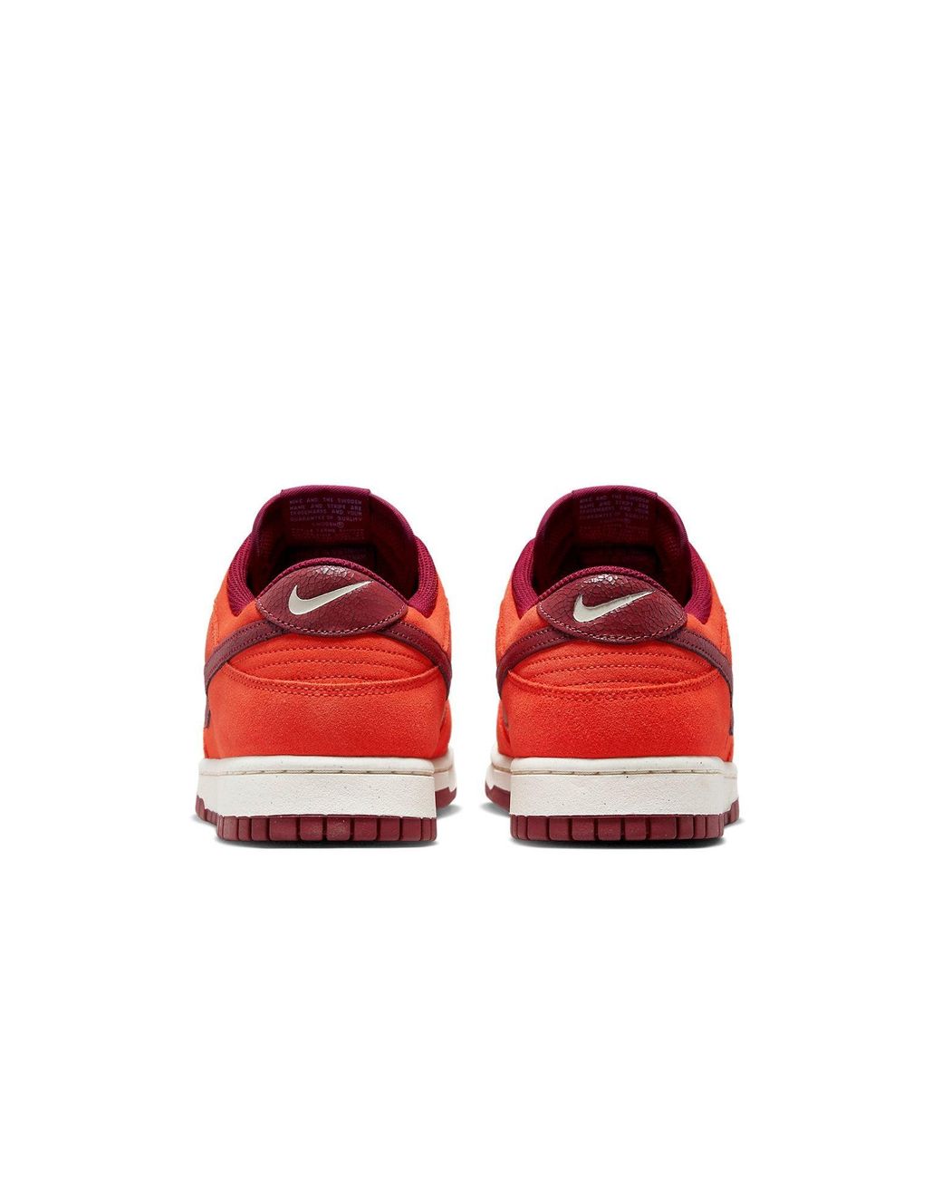 Nike Red Dunk Low Sneakers for men