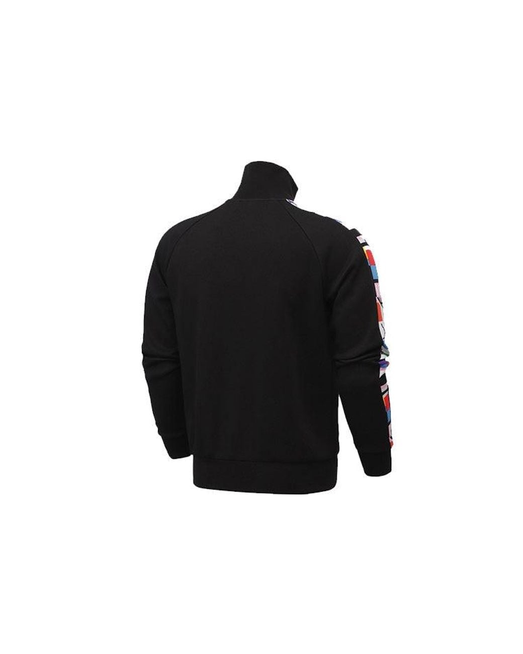 PUMA Black T7 Casual Sports Slim Fit Stand Collar Jacket for men