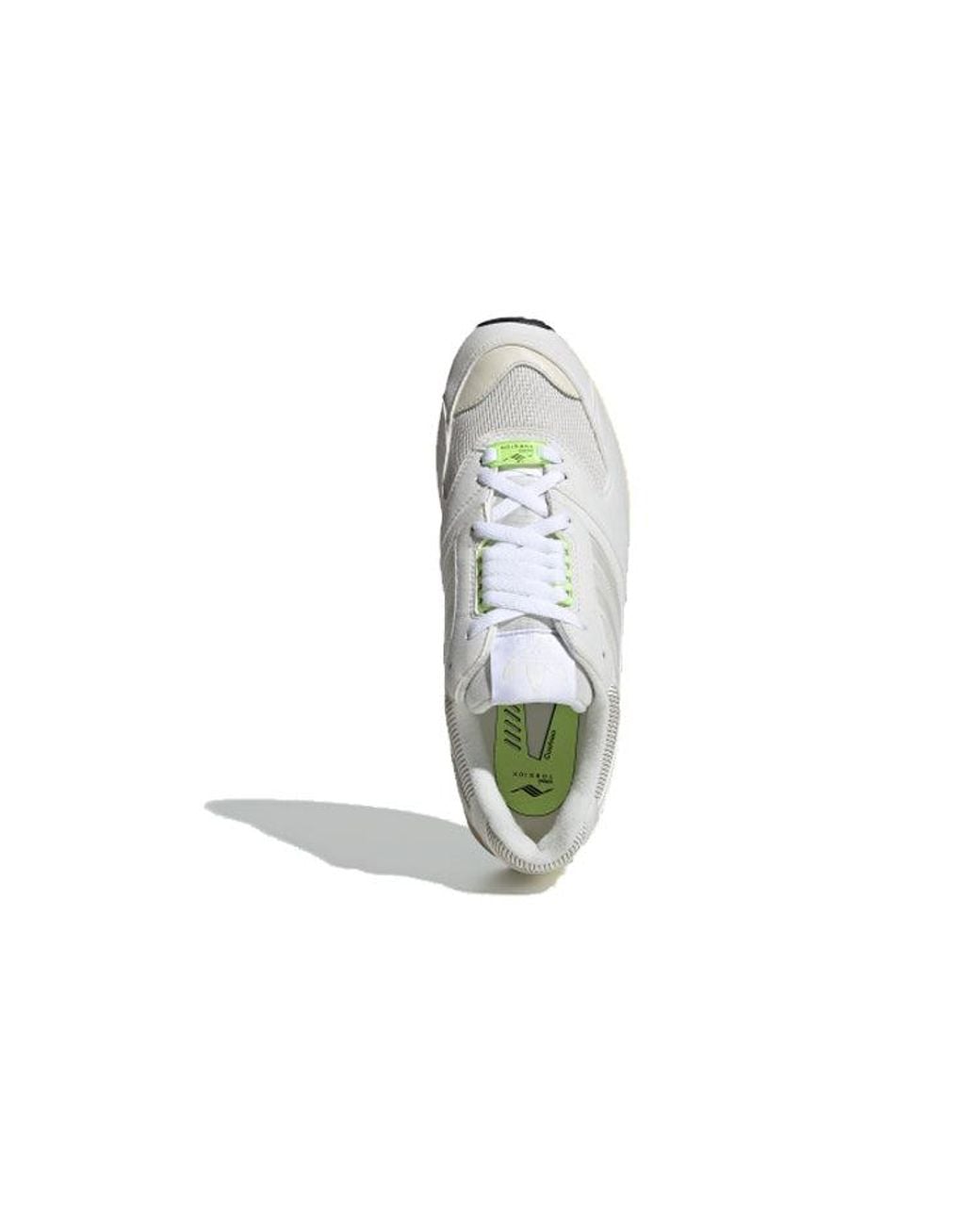 Adidas White Zx 4000 Lime' for men