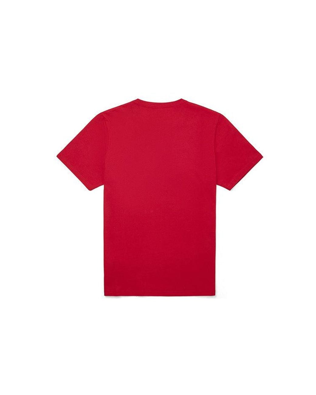 Vans Red Tee Attack Classic Logo Short Sleeve Casual for men