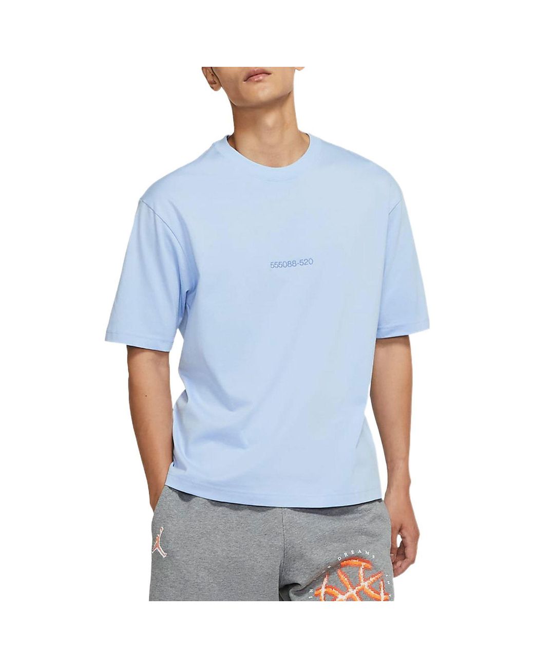 Nike Blue Casual Sports Breathable Short Sleeve T-Shirt for men