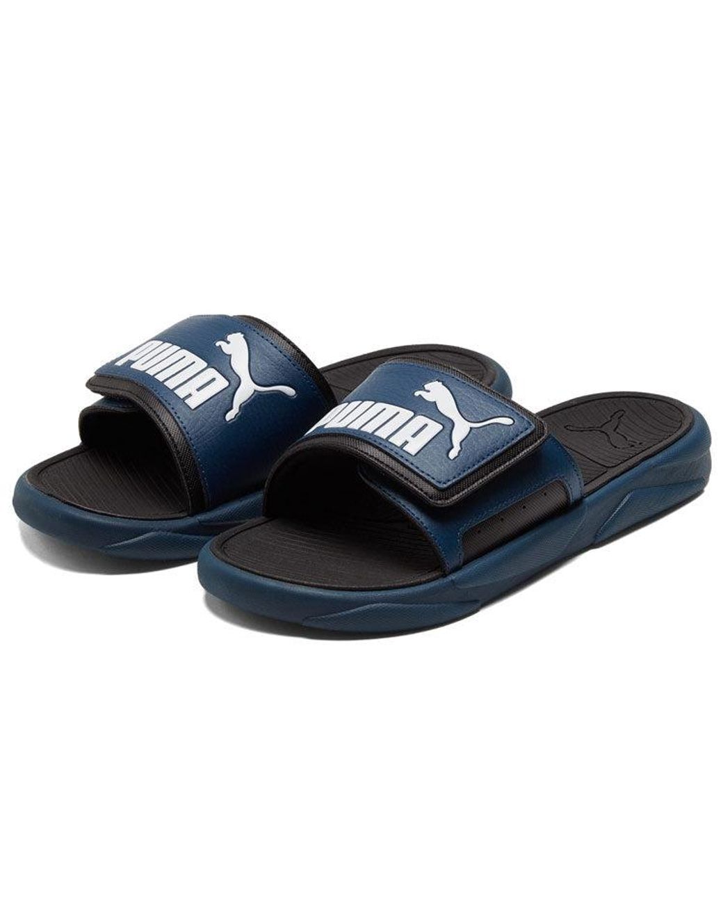 PUMA Blue Royalcat Comfort Slides 'Intense' for men