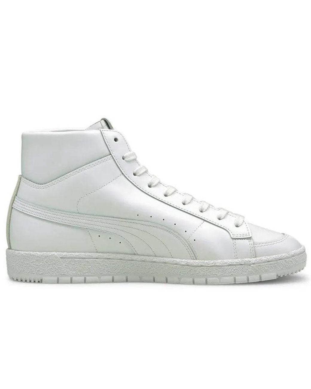 PUMA White Ralph Sampson 70 Mid Suit Trainers Board Shoes for men