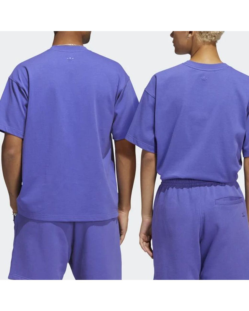 Adidas Blue X Pharrell Basic Sports T-Shirt