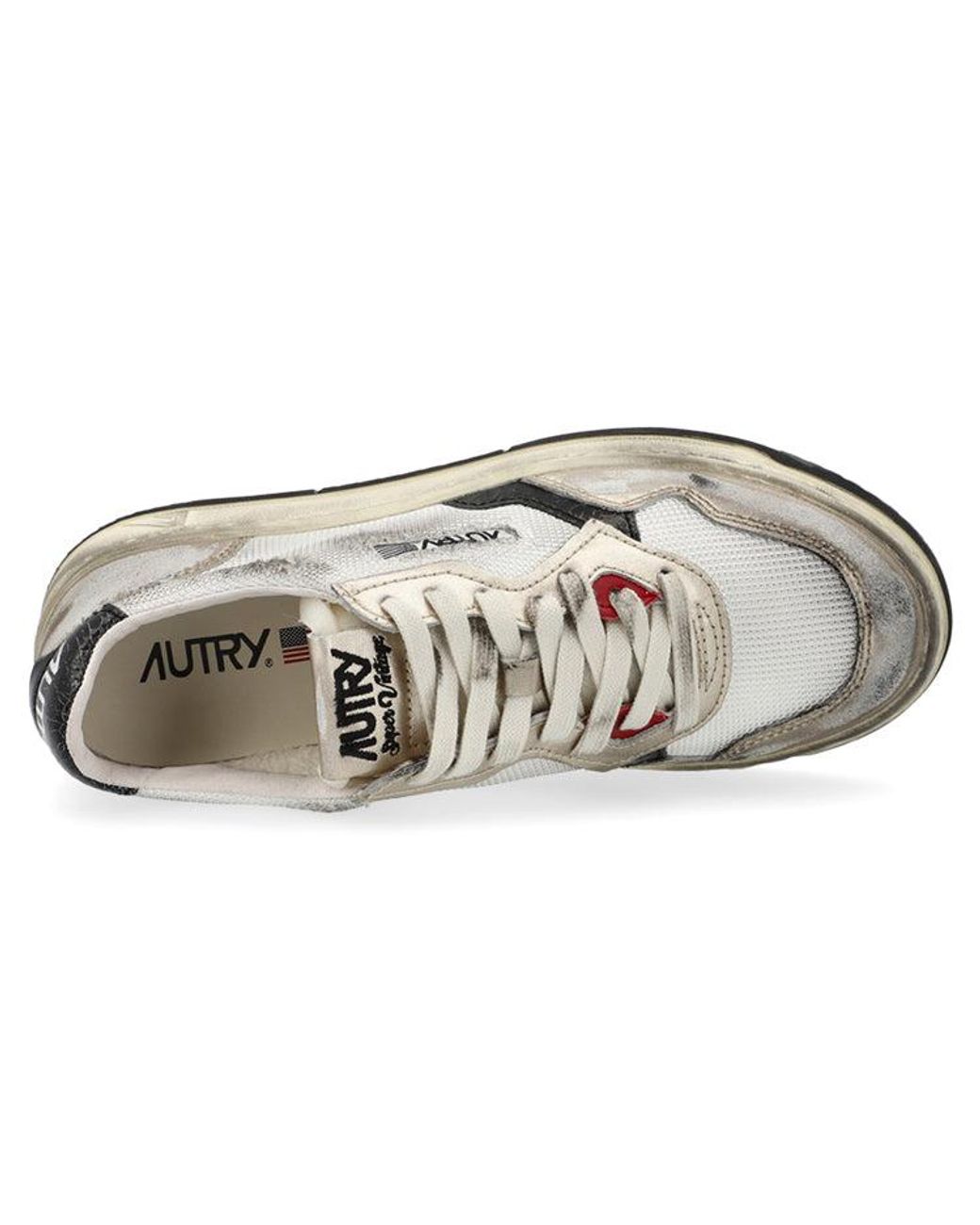 Autry White (Wmns) Low Super Vintage Mesh Sneakers
