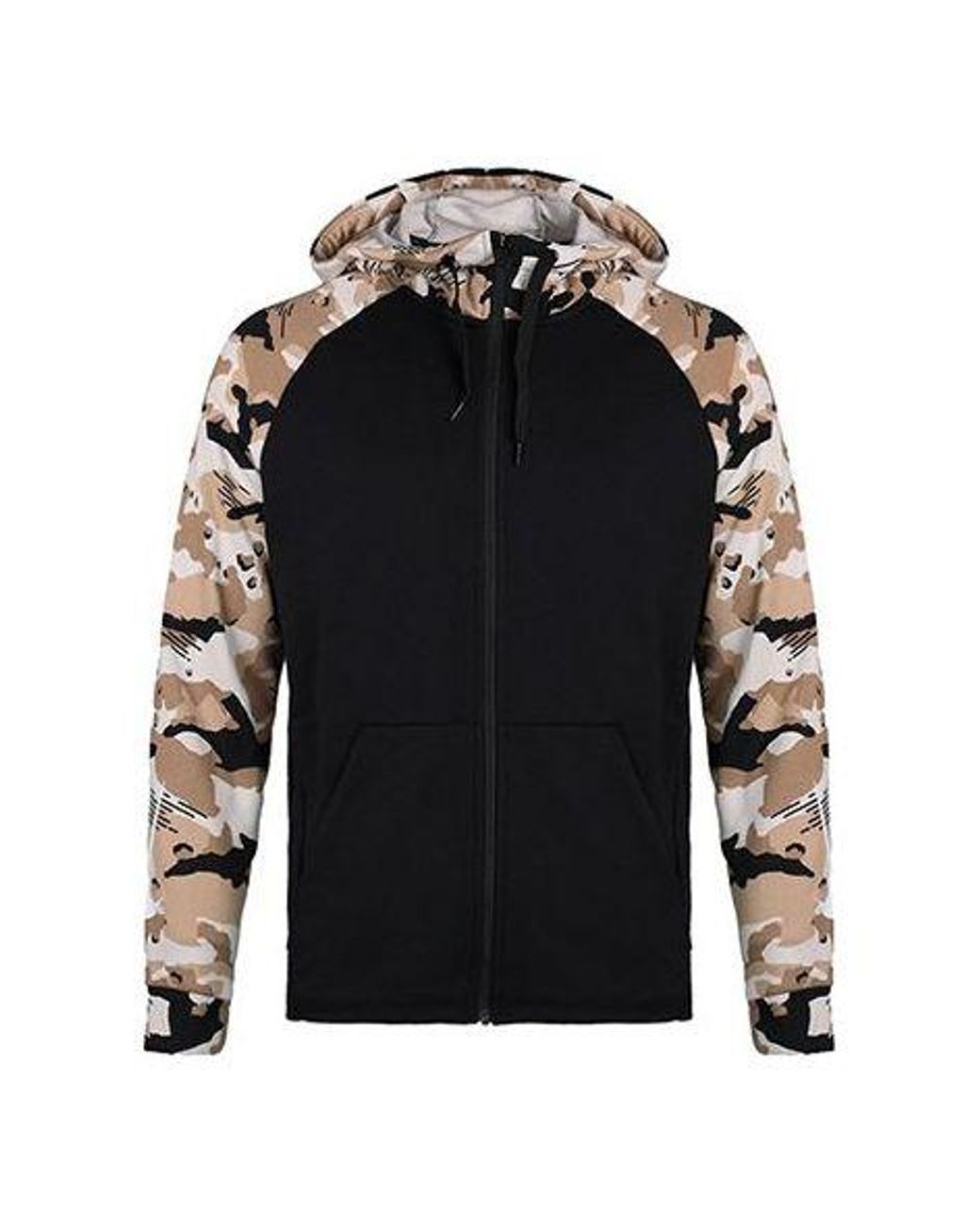 Nike Black Camouflage Splicing Jacket for men