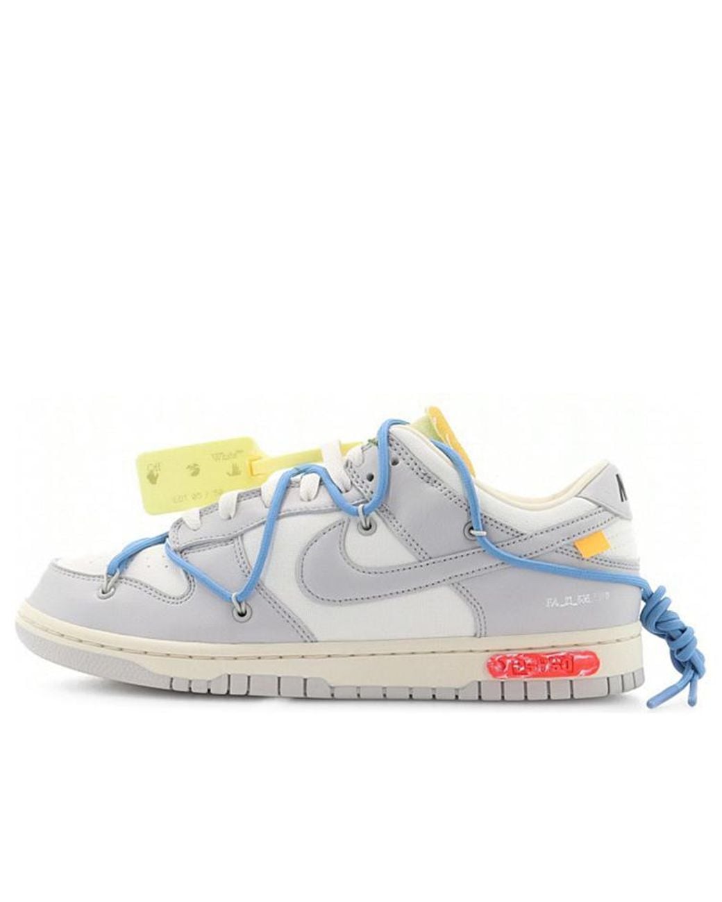 Nike Blue X Off- Dunk Low 'Lot 05 Of 50' for men