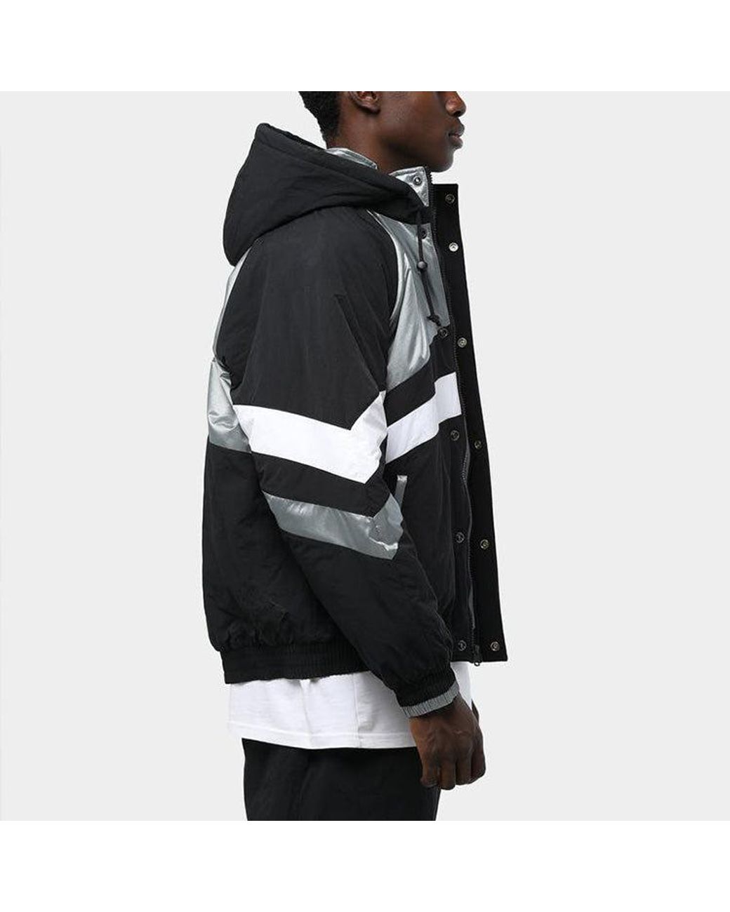 Supreme Black Ss19 X Nike Hooded Sport Jacket Crossover Waterproof Nylon Hooded Track Jacket