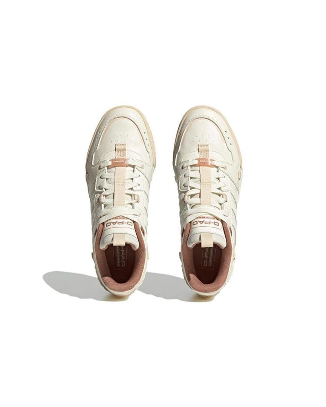 Adidas White Neo D-Pad 'Cream' for men