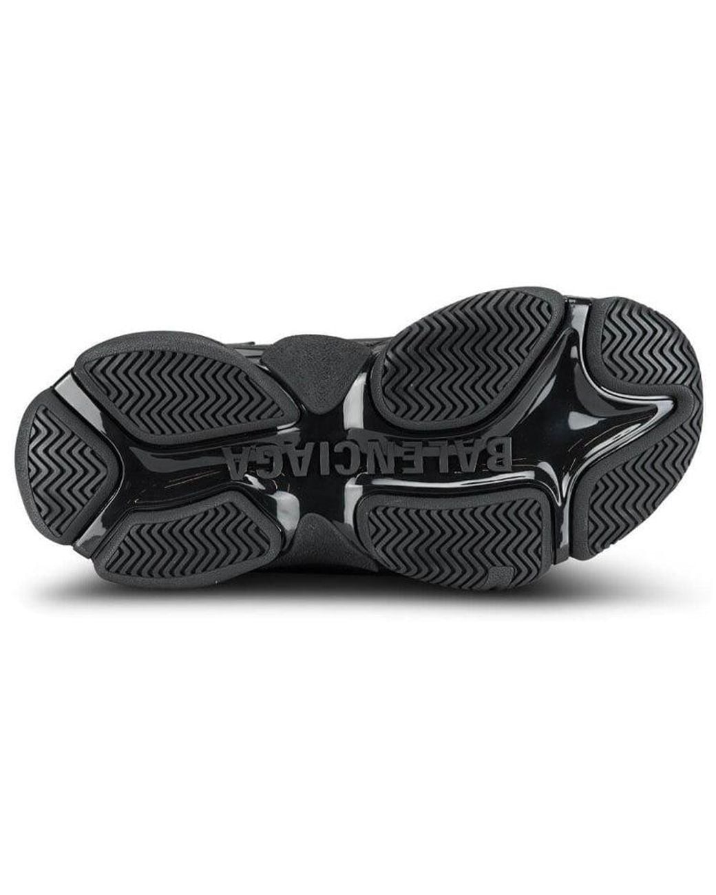 Balenciaga Black (Wmns) Triple S Sneaker 'All Over Logo