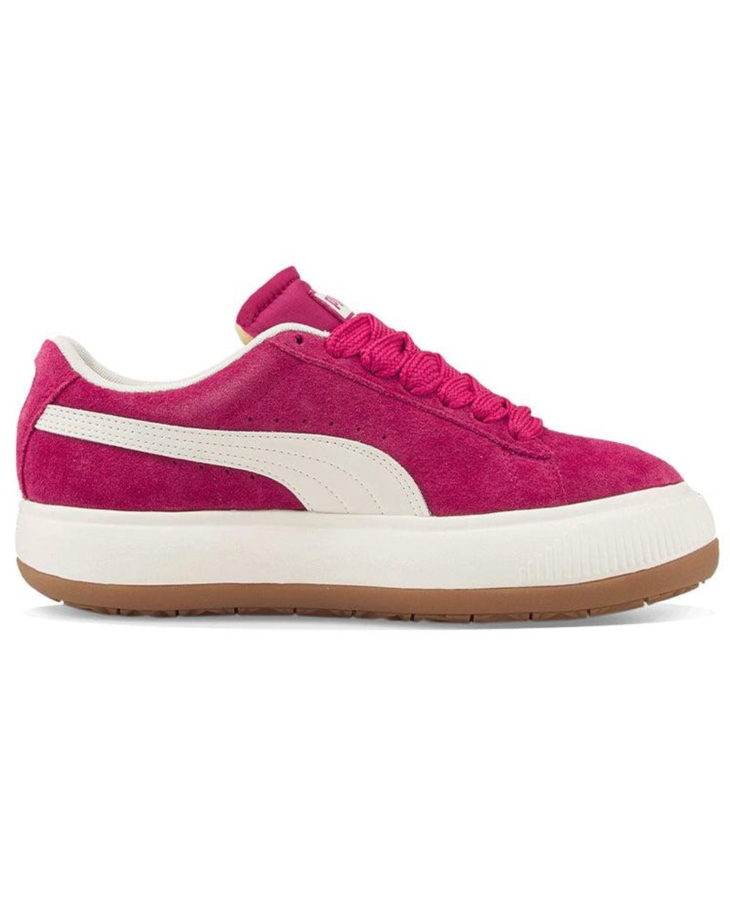 PUMA Pink Suede Mayu Up Sneakers