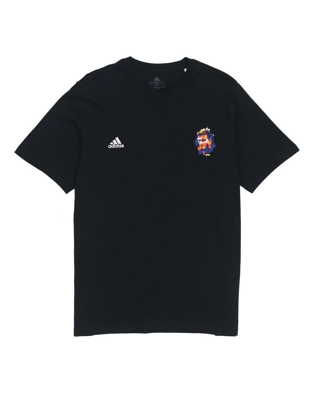 Adidas Black Beckham G T Athleisure Casual Sports Alphabet Round Neck Short Sleeve David Beckham No. 23 T-Shirt for men