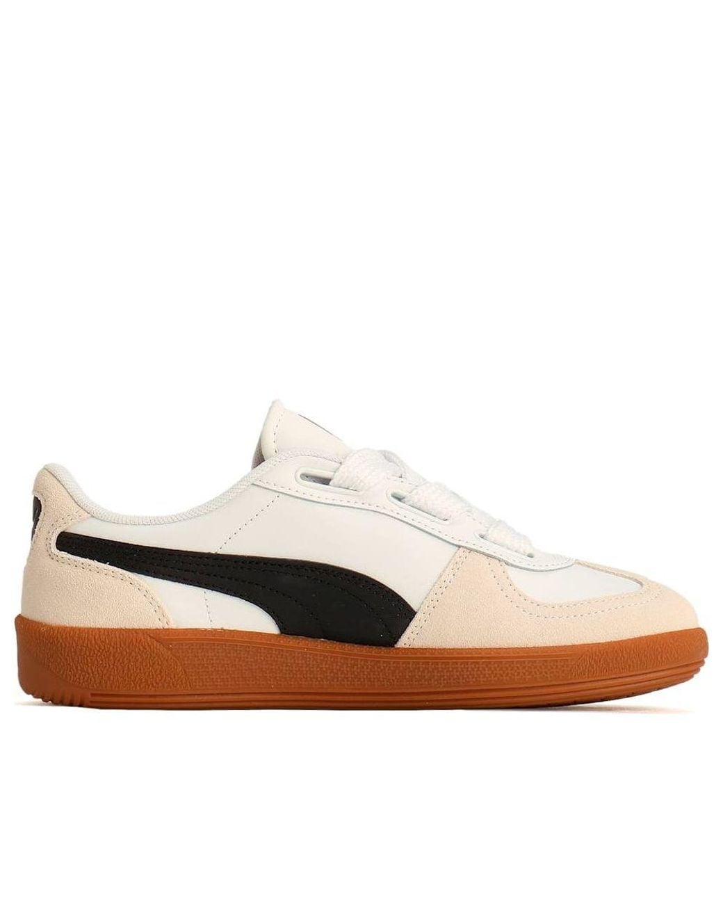 PUMA White (Wmns) Palermo Wide Lace Sd Vapor'