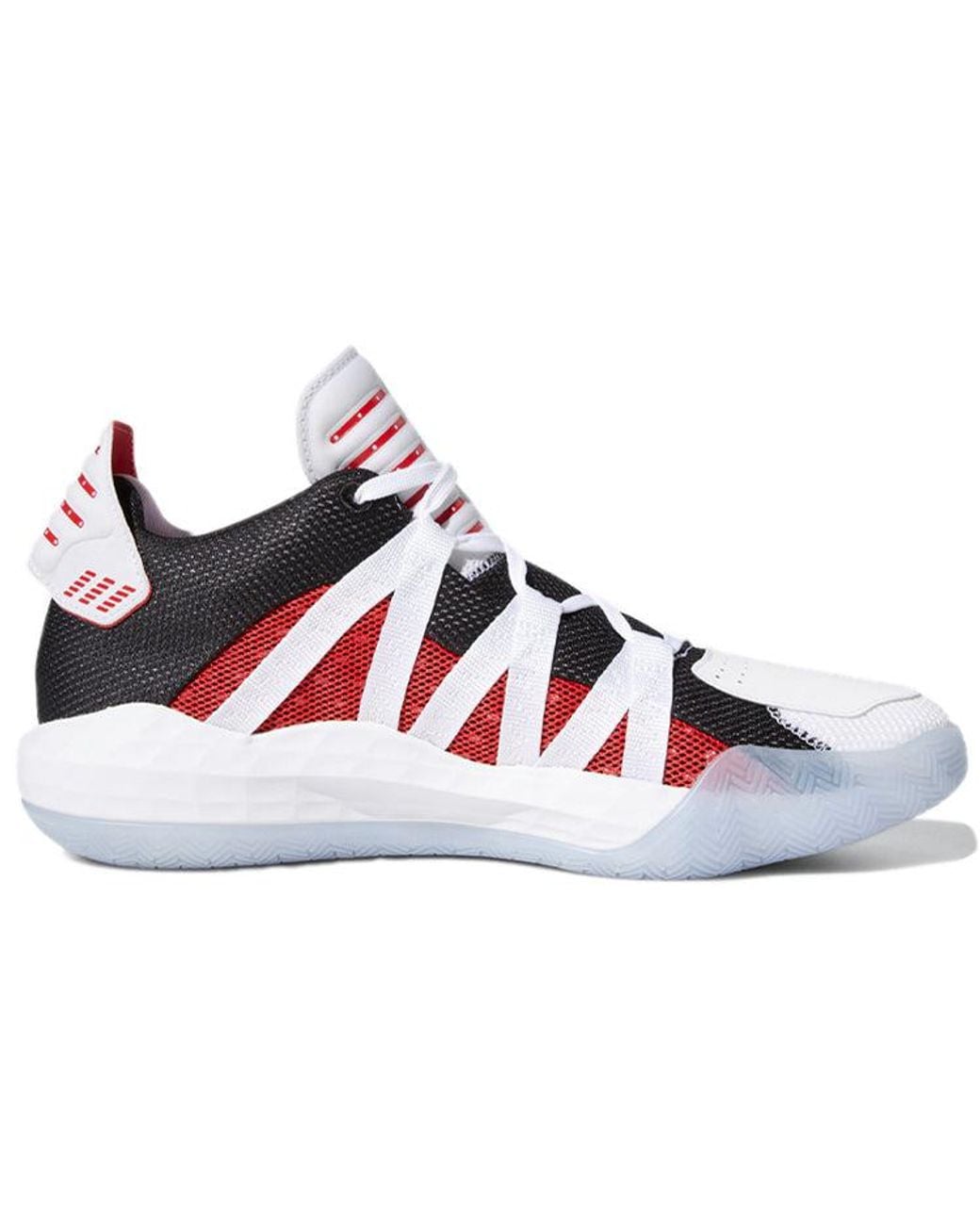Adidas White Dame 6 'Scarlet' for men