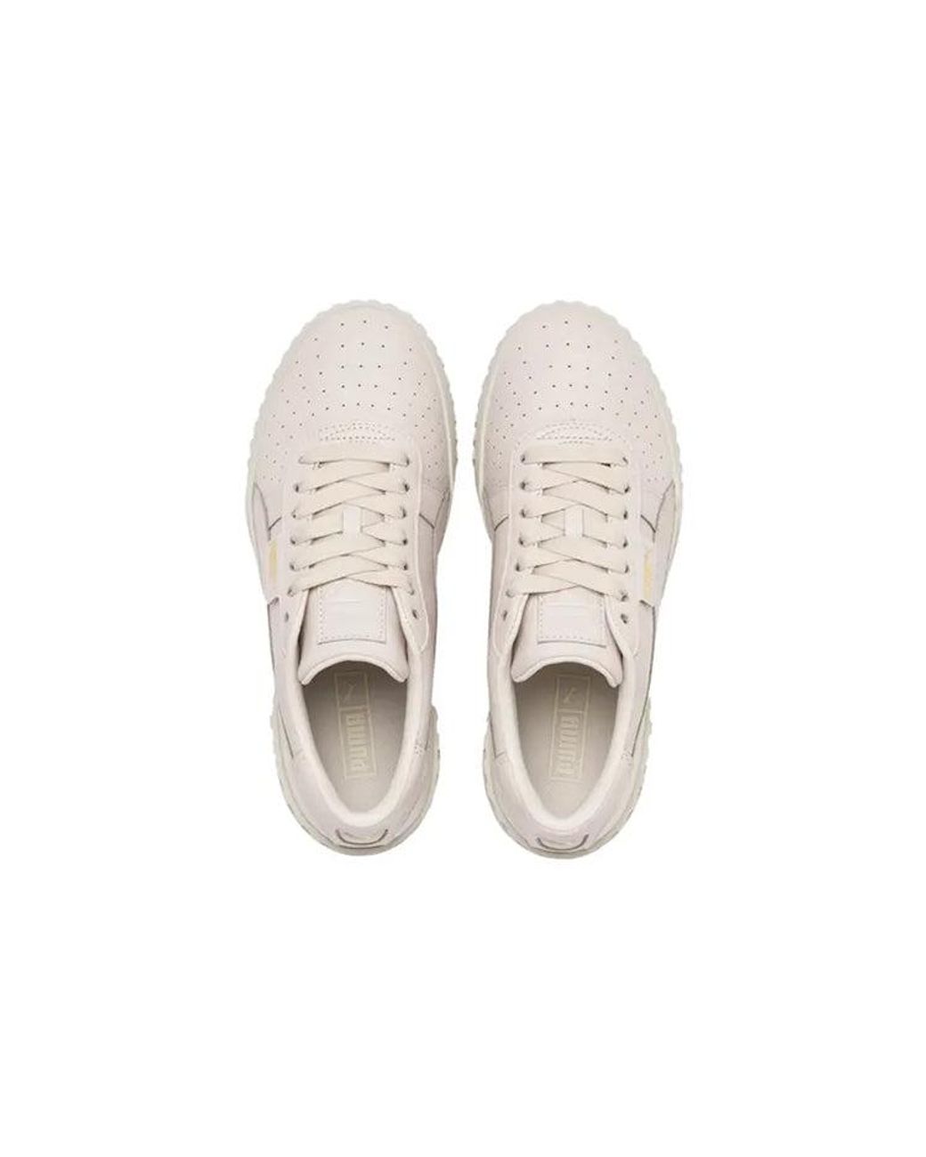 PUMA White (Wmns) Cali Emboss 'Cream Y'