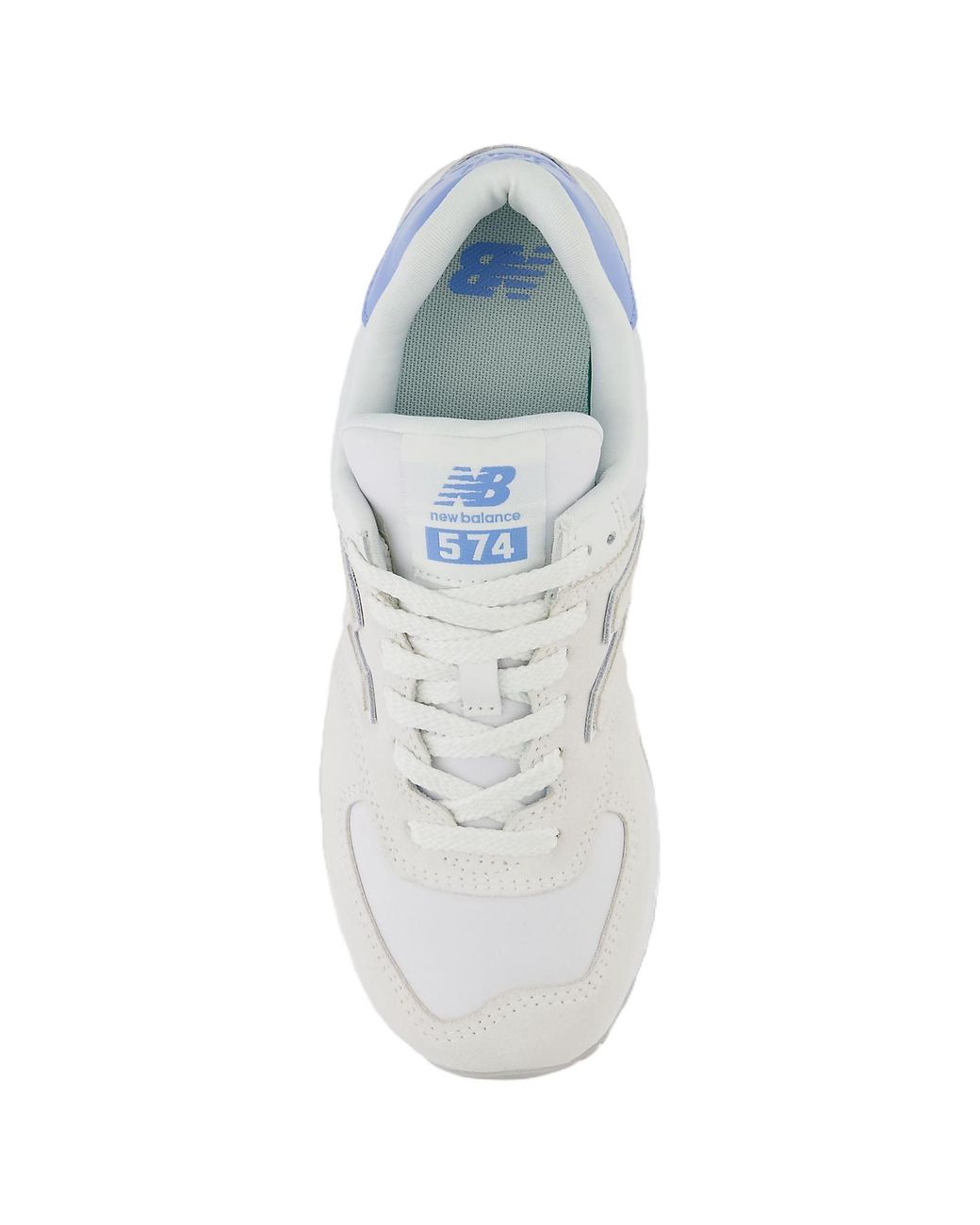 New Balance White (Wmns) 574 'Reflection Spring Sky'