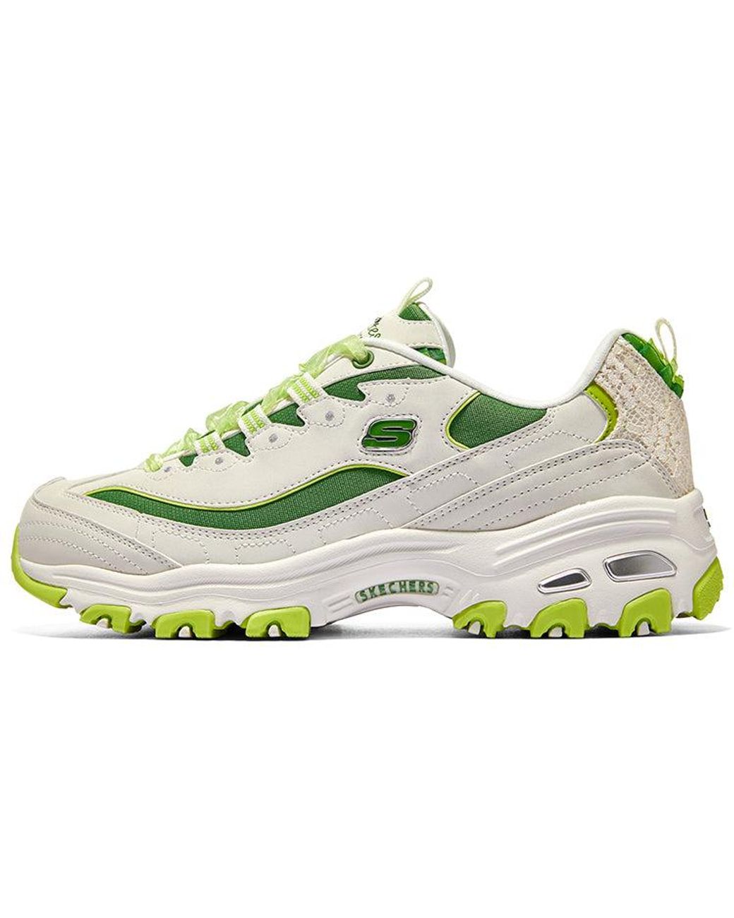 Skechers Green (Wmns) D'Lites 1.0 Chunky Sneakers