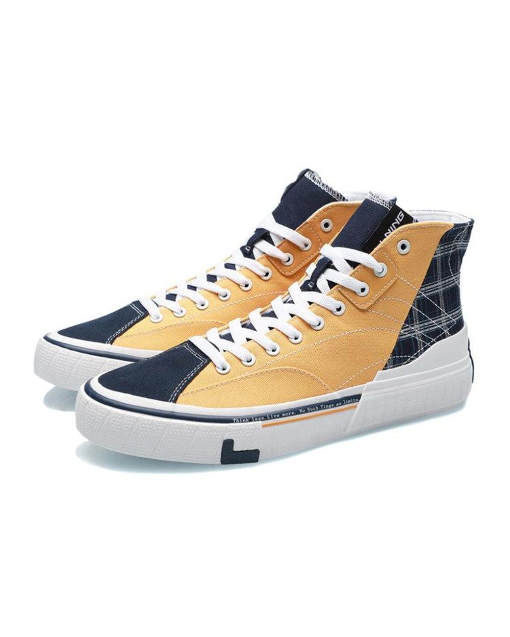 Li-ning Blue Weiwu Canvas Hi Skate