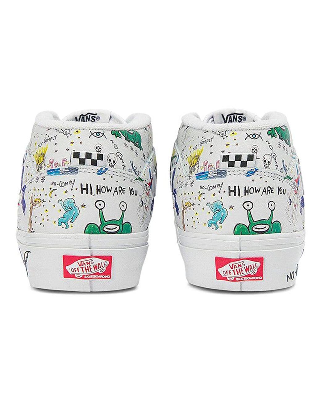 Vans Blue No-Comply X Daniel Johnston X Skate Half Cab for men