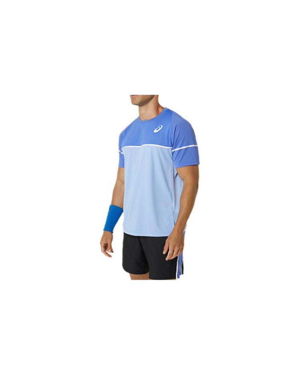 Asics Blue Game Short Sleeve Top 'Sapphire' for men
