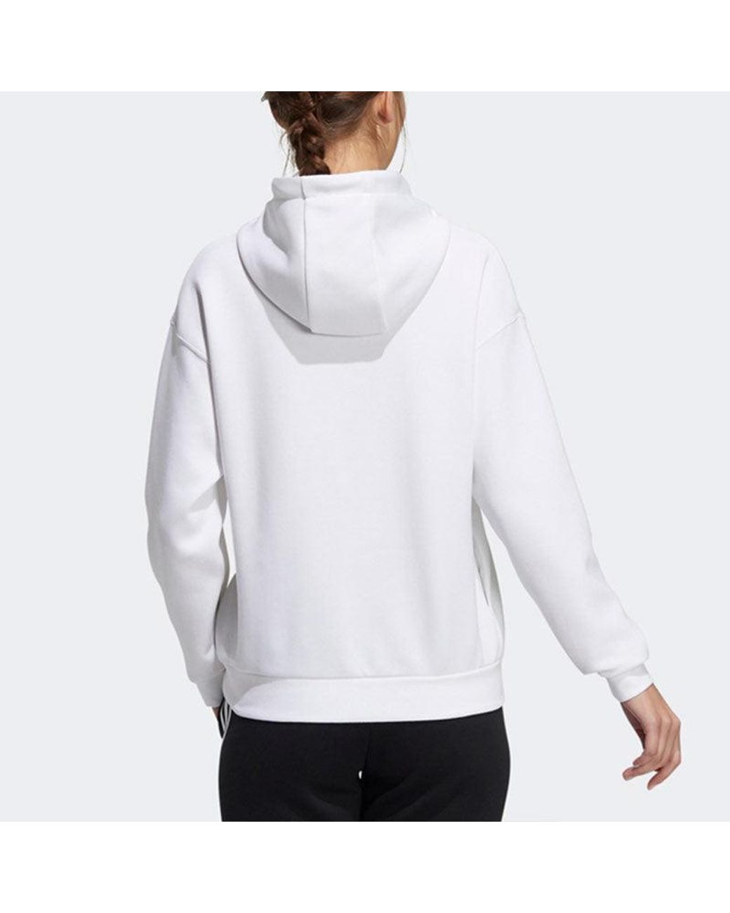 Adidas White (Wmns) Fi W Swt Hood Logo